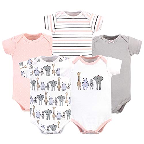 Hudson Baby Girls' Cotton Bodysuits Good Value Soft materials, sweet designs, and a decent price
