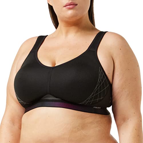 (-32%) Triumph Damen Sport-BH Triaction Cardio Flow P EX, ohne Bügel, Gepolstert, 95C, Schwarz