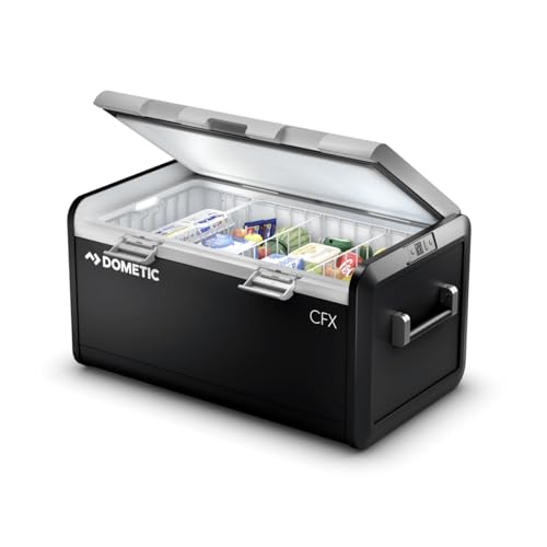 Dometic CFX3 100-Liter Portable Refrigerator and Freezer, Powered by AC/DC or Solar