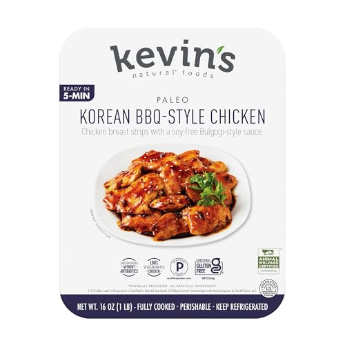 Kevin'S Natural Foods Korean Bbq Chicken Breast, 16 Oz