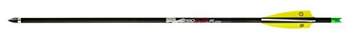 TenPoint Pro Elite 400 Carbon Crossbow Arrows - 20", Pack of 6 - with Alpha-Nock HP & HP Aluminum Bushing