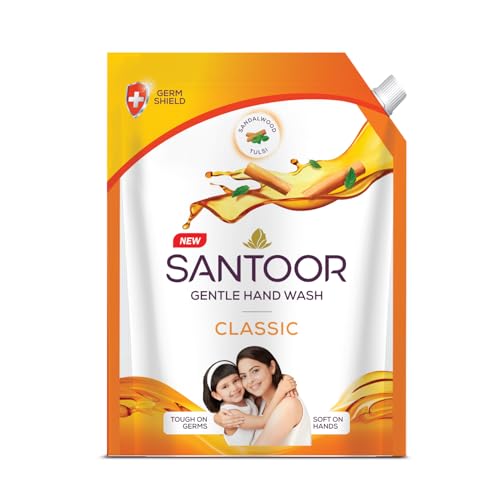 Classic Gentle Hand Wash with Natural goodness of Sandalwood & Tulsi, 1200ml