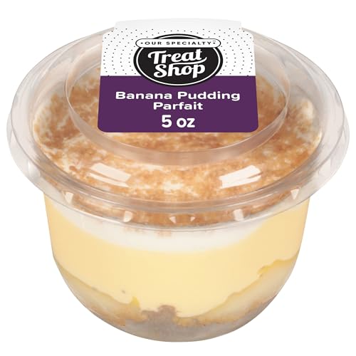 Our Specialty Banana Pudding Parfait Cup with Whipped Topping, Single Serve Dessert, Frozen, 5 Oz