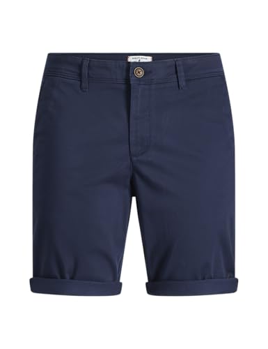 🔥 STARKER PREIS 3,67€ Coupon! JACK & JONES Herren Chino Shorts Regular Fit 12165604,Navy Blazer,M