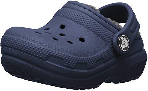 fuzzy lined kids crocs