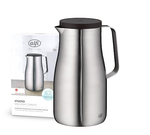 (-41%) alfi STUDIO TT Isolierkanne 1,00 l, 12 h heiß, Edelstahl matt