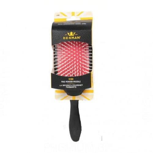 Denman Detangling & Styling Paddle Brush – Wet or Dry Hair Detangler & Styler for Curly, Coily, Straight, Thick & Long Hair – Ideal for Women & Men