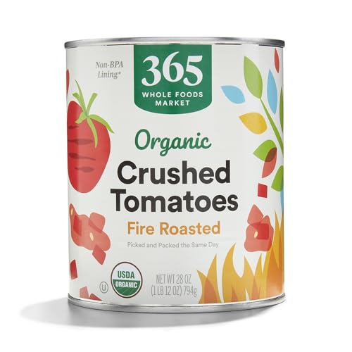 365 by Whole Foods Market, Organic Crushed Tomatoes, Fire Roasted, 28 Ounce