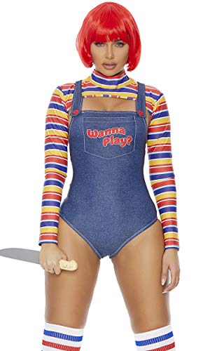 Forplay Womens 5pc. Gothic Movie Character Adult Sized Costumes, Multicolor, Small/Medium US