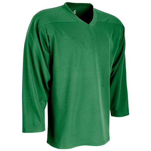 CHAMPRO unisex teen Youth Faceoff Polyester Hockey Jersey, KELLY GREEN, Medium US