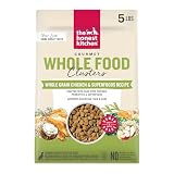 The Honest Kitchen Whole Grain Chicken & Superfoods Whole Food Clusters, Vet Crafted Human Grade Dry Dog Food, Skin, Coat, Digestion & Healthy Weight, 5 lb Bag
