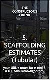 5 Scaffolding Estimates Tubular Your Url Notes For Etool5 A Tcf Calculatoralgorithm Construction Etools