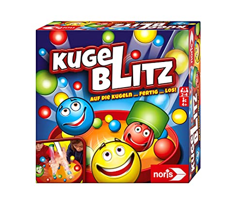 (-34%) noris 606064480 Kugelblitz, das blitzschnelle Actionspiel mit Lerneffekt in verschiedenen Spielvarianten, ab 4 Jahren