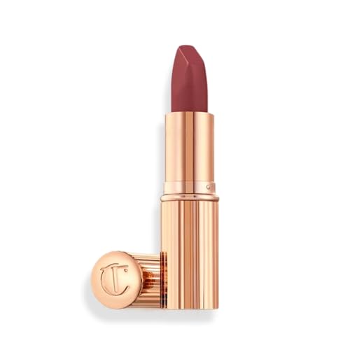 Charlotte Tilbury Matte Revolution Lipstick - Long Lasting, Matte Lipstick with Buildable Color & Lip-Loving Ingredients - Creamy, Easy to Blend Formula - Pillow Talk Medium