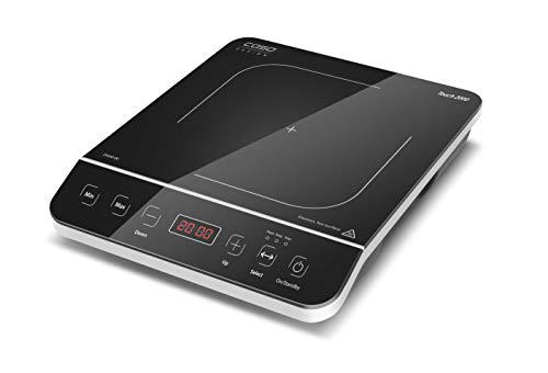 (-20%) CASO Touch 2000 - Einzelinduktionskochfeld, 2000 Watt, automatische Topferkennung, 10 Temperaturstufen, 10 Leistungsstufen, Timer bis 180 min, Glaskeramik-Oberfläche, Temperatur ca. 60 – 240 °C