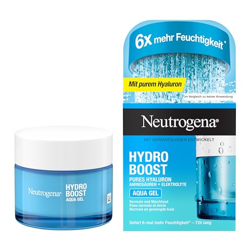 Neutrogena® Hydro Boost Aqua Gel, vochtinbrengende gel, vochtinbrengende crème, normale en gemengde huid, olievrij, 50 ml