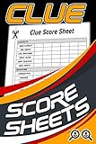 Clue Score Sheets 120 Clue Board Game Sheets Clue Refill Sheets Clue Replacement Pads Clue Notepad Detective Notebook