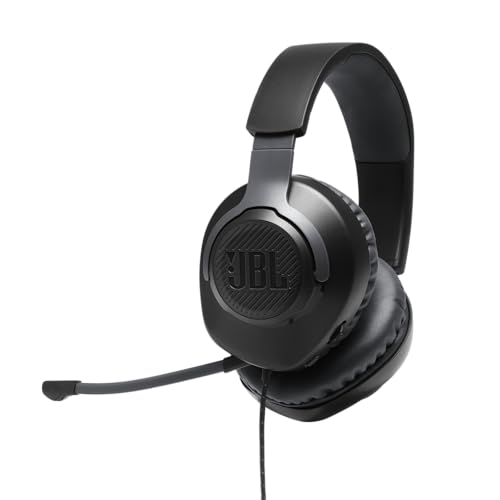 JBL Quantum 100 - Wired Over-E...ming Headphones - Black,Large