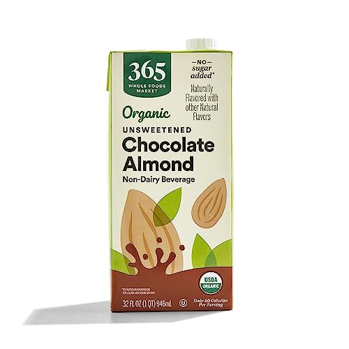 Organic Chocolate Unsweetened Almond Milk 32 Fl Oz