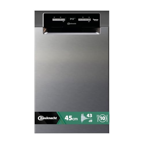 Bauknecht BSUO 3O33 PF X Unterbau Geschirrspüler 45 cm/ 10 Maßgedecke/PowerClean/ActiveDry/Besteckschublade/Hygieneprogramm