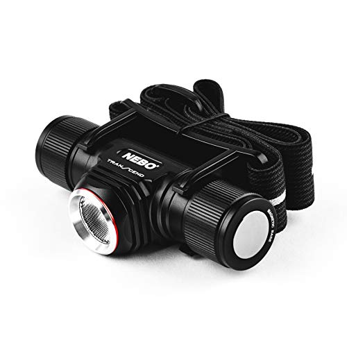 NEBO Transcend Rechargeable Headlamp | 1000 Lumens, 5 Light Modes, Detachable Magnetic Work Light, Water Resistant, Bright LED Headlight for Hiking & Camping, Includes USB Charging Cable