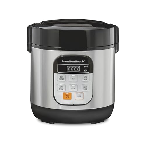 Hamilton Beach Digital Programmable Rice Cooker and Food Steamer