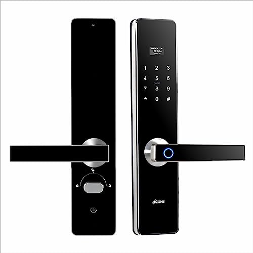 Ozone Smart Digital Main Door Lock Morphy Plus OZ-FDL-01-STD; 24 Months Warranty; Fingerprint Access; Electronic Locking System; Black