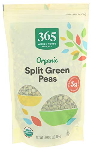 365 by Whole Foods Market, Organic Green Split Peas, 16 Ounce