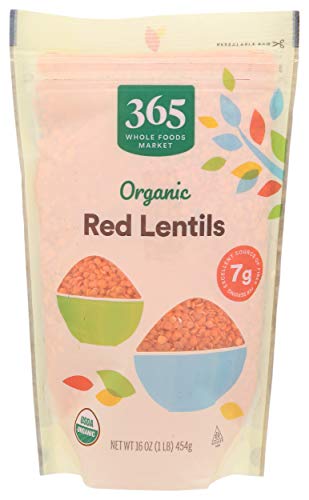 365 by Whole Foods Market, Organic Red Lentils, 16 Ounce