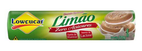 Lowcucar Biscoito Recheado Lowçucar Zero Açucares Sabor Limão 120G