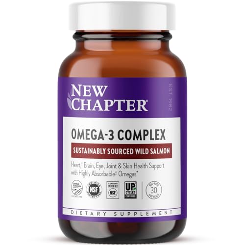 New Chapter Omega-3 Complex,1...Skin Health Support - 30 Count