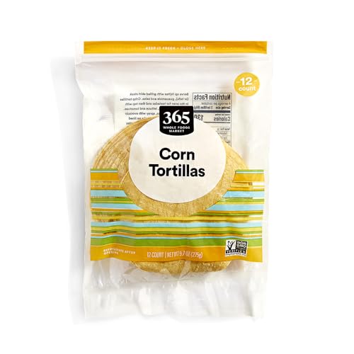 365 By Whole Foods Market, Stone Ground Corn Tortillas, 9.7 Ounce, 12 Count