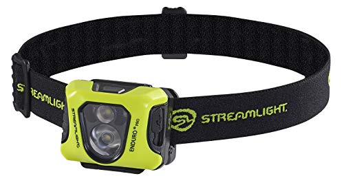 Streamlight 61435 Enduro Pro USB 200-Lumen 2080-Candela Ultra-Light LED Rechargeable Headlamp with Spot & Flood Beams, Elastic Head Strap, and USB Cable, Yellow