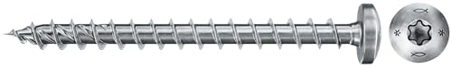 (-56%) fischer PowerFast II PTF 4,5 x 16, Spanplattenschraube (200 Stk.) mit Vollgewinde, Pan Head mit Innenstern, Schraube für Holzverarbeitung, reduziert Einschraubwiderstand & Einschraubzeit