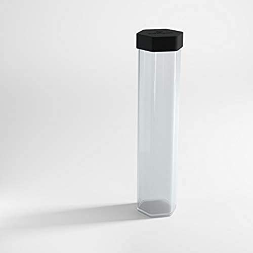 Gamegenic Playmat Tube | Secure Game Mat Storage | Organizes and Protects Standard-Sized and Extra Large Playmats | Unique Hexagonal Shape | Semi-Transparent Clear Color | Made