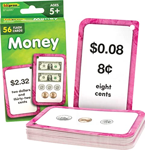 Teacher Created Resources Money Flash Cards (EP62047) : Toys & Games