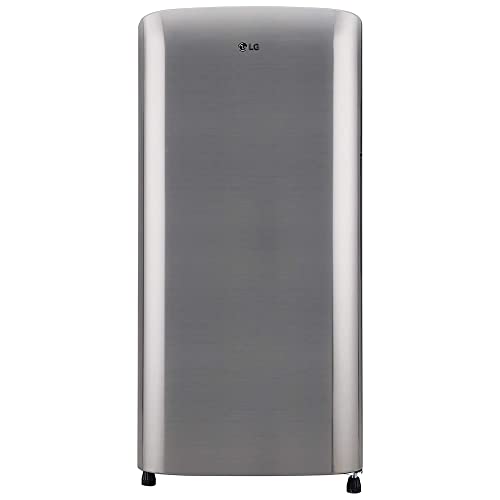 LG 190 L 3 Star Direct-Cool Single Door Refrigerator (GL-B201RPZD, Shiny Steel, Moist 'N' Fresh), Free 1 Year Extended warranty