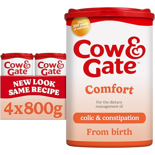 Cow & Gate Comfort Baby Milk Powder Formula, from Birth, 800 g