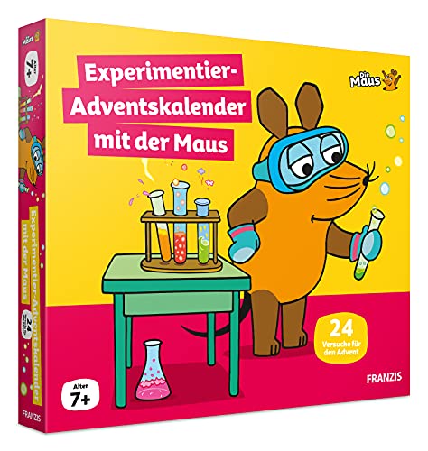 (-28%) FRANZIS Experimentier-Adventskalender mit der Maus | 24 Experimente zum Staunen, Lachen und Rätseln | Ab 7 Jahren
