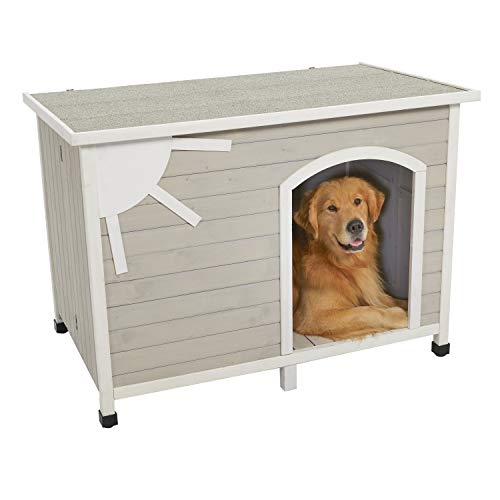 MidWest Homes for Pets Eilio Folding Wood Dog House Easy to Assemble
