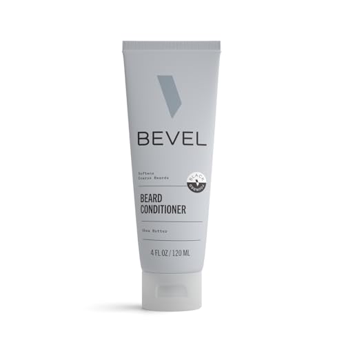 Bevel Beard Conditioner for Men - Beard Softener with Coconut Oil, Shea Butter and Aloe Vera, Softens and Conditions Beard to Help Reduce Breakage, 4 Oz