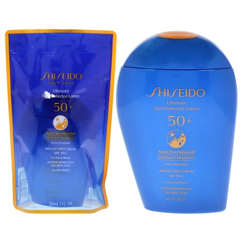 Shiseido Ultimate Sun Protection Lotion WetForce Broad Spectrum Sunscreen SPF 50+ A pricey, but