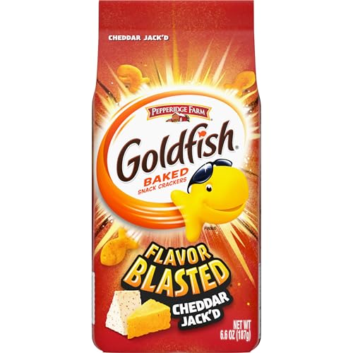 Goldfish Flavor Blasted Cheddar Jack'd Crackers 6.6-oz. Bag for $1.78 via Sub. & Save + free shipping w/ Prime
