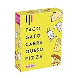 Ludilo - Taco Gato Cabra Queso Pizza | Juegos De Mesa | Juegos De Mesa Niños 8 Años O Más | Juego De Cartas con 60 Cartas | Regalo Niño 8 Años O Más De 3 A 8 Jugadores