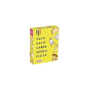 Ludilo - Taco Gato Cabra Queso Pizza | Juegos De Mesa | Juegos De Mesa Niños 8 Años O Más | Juego De Cartas con 60 Cartas | Regalo Niño 8 Años O Más De 3 A 8 Jugadores
