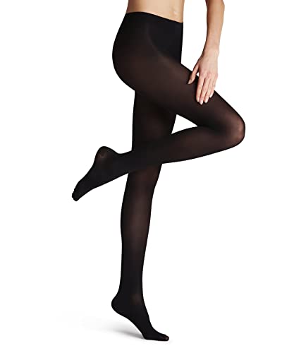 FALKE Women's Vitalize 40 DEN W Ti Semi-Opaque With Compression 1 Pair Tights, Black 3009, L