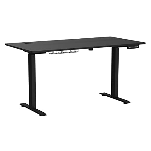 SHW 55-Inch Large Electric Height Adjustable Computer Desk