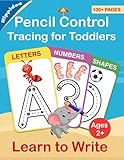 Tracing For Toddlers First Learn To Write Workbook Practice Line Tracing Pen Control To Trace And Write Abc Letters Numbers And Shapes Coloring Activity Books For Kids
