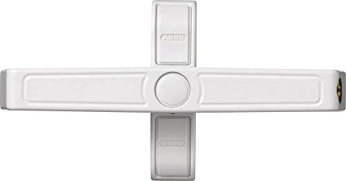 ABUS ABUS 2420 AL0145 Window Security Lock with Swivel Latch for Double Wing Windows, Simultaneous Locking, Security Level 6 - 89643, White