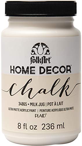 FolkArt Home Décor Chalk Finish Acrylic Paint, 8oz, 8 ounce, Milk Jug